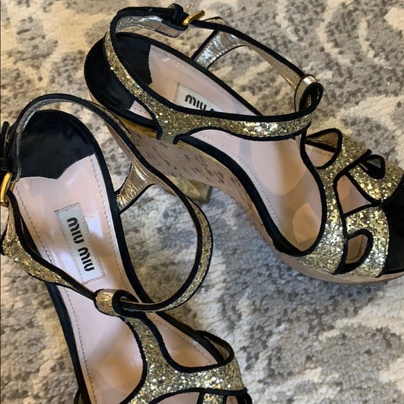 MIU MIU wedges size 37 1/2. Good condition. - Picture 8 of 8